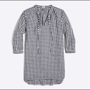 JCrew Factory Oversized Gingham Tunic-Like New